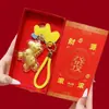 Colgante de Bolsita de Oro Puro 999 del Año del Caballo, Llavero, Regalo para Clientes de Banco, Empresa, Empresa de Seguros