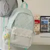 Nueva mochila estilo japonés 2026 para secundaria de niñas, alto valor estético, estampado estilo ins, dulce mochila para estudiante de secundaria