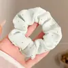 Goma para el pelo con lazo dulce para niñas, elegante goma de encaje para coletas bajas y peinados de moño