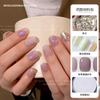 Crepúsculo Rogge manicura polvo tweed cielo estrellado brillo polvo de azúcar negro polvo tweed negro polvo suéter brillo manicura