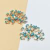 Nova Liga Queimada Azul Acessórios Óleo Gota Imitação Cloisonne Antigo Hanfu Material Handmade DIY Hair Crown Hairpin Headwear
