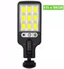 Luces solares transfronterizas para exteriores, luces de pared para patio, hogar, control remoto, luces de inducción del cuerpo humano, control de luz exterior, farolas de 43 LED