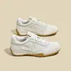Tênis de Treino Alemão com Solado Grosso e Colorblocking Feminino 2026 Novo Primavera/Outono Esportivo Casual Sapatos Forrest Gump Sapatos Brancos Sapatos de Pai