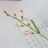 Flor de Lana Tejida a Mano Fresia Producto Terminado Arreglo Floral Artificial Adornos Decoración Creativa para el Hogar Regalos para Amigos