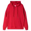 Sudadera Pesada de Rizo con Hombros Caídos y Bolsillo, Capucha de Doble Capa, Corte Holgado Trendy Estudiantil, Sudadera para Uniforme de Clase con Logo Estampado