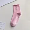 Meias de Yoga, Meias Esportivas Profissionais Antiderrapantes de Silicone, Meias de Renda para Pilates de Chão, Academia, Meia-Calça, Meias Zhuji