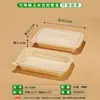 Contenedor de comida desechable ecológico biodegradable cuadrado de almidón de maíz caja de almuerzo para llevar de grado alimenticio caja de embalaje ligera para comida fruta