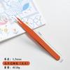 Pinzas de Acero Inoxidable de 1.5 mm de Espesor en Colores Macarrón, Adecuadas para Journaling, con Puntas Curvas y Rectas