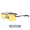 Novos Óculos Óculos de Sol Metal Óculos de Sol Dirigindo Polarizado Lentes de Dirigir Masculinas Mudança de Cor Anti-UV Masculino 25