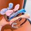 Diadema Elegante para Niña Lazo de Cinta a Cuadros Diadema Infantil Hebilla para el Cabello Tocado de Princesa Coreana Pasador Nuevo Estilo