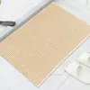Alfombra de Piso de Chenilla de Pelo Corto Transfronteriza para Entrada, Dormitorio, Mesita de Noche, Cocina, Suave, Absorbente de Agua, Alfombra Antideslizante para Dormitorio