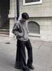 Casaco de hiphop europeu e americano high-end sense knight hand guard jacket ruffian bonito frito street design sense niche top trendy