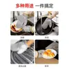 Guantes para Lavar Platos, Limpieza de Cocina, Lavado de Platos, Lavado de Ollas, Guantes para Lavar Platos con Hilo de Plata, Impermeables, Aislantes de Calor, Anti-quemaduras, Herramienta de Descontaminación