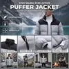 Atacado de Fábrica Jaqueta de Algodão com Aquecimento Termostático Inteligente Roupa Externa Masculina Casual Esportiva para Exterior Roupas de Aquecimento Carregáveis Jaqueta Acolchoada de Algodão Quente