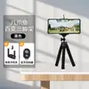 Suporte de Celular Polvo Tripé Preguiçoso de Mesa Clipe Triângulo para Transmissão ao Vivo Suporte Multifuncional para Filmagem ao Ar Livre Selfie