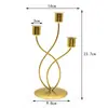 Decorações Europeias para Jantar à Luz de Velas Casa Romântica Simples Enfeites Sala de Estar Ferro Velho Castiçais Decorativos