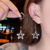 Juego de 8 Piezas: Corazón Hueco, Estrella de Cinco Puntas, Cruz de Diamante Completa, Perla de Imitación, Clip para Oreja sin Perforación para Mujer