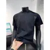 Camiseta Deportiva Refrescante para Hombre para Verano, Diseño de Hombro Estructurado, Tejido de Malla, Transpirable, de Secado Rápido, Manga Corta, Personalizable con Estampado, Apertura Bidireccional