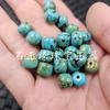 Otimizado Turquesa Contas Antigas Imitação Contas de Jade 16mm Turquesa Antiga Pulseira Cilíndrica Colar Jóias Contas