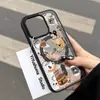 Funda para teléfono Mickey de café para Apple 16promax 15Pro avanzada 14plus todo incluido ip13 succión magnética