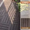 Piso de Madera Plástica para Exteriores para Terraza, Autoinstalable, Enclavable, Instalación de Tablas sin Clavos, Renovación de Piso de Balcón Anticorrosivo