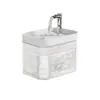 Dispensador Automático de Agua para Gatos, Bebedero para Mascotas, Dispensador Automático de Agua Circulante para Perros, Tazón Móvil para Gatos, Cuenco de Agua