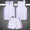Fábrica de origen nuevo traje de uniforme de baloncesto universitario secado rápido transpirable camiseta de competición uniforme de equipo impresión personalizada número de impresión