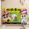 Tapete de Entrada de Bucle de Alambre Tapete de Puerta de Entrada Tapete de Entrada de Puerta Lindo Dibujo Animado Crayon Shin-Chan Hogar Cortable