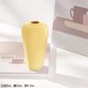 Jarrón pequeño de cerámica de estilo pastoral Shumen, decoración con flores secas para sala de estar, escritorio, mesa de té, arreglos florales, adornos hidropónicos, juego de flores