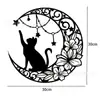 Artesanato de Corte Popular Transfronteiriço em Metal e Ferro, Arte de Silhueta para Murais, Arte de Parede Decorativa Suspensa para Quarto e Sala de Estar