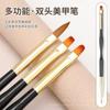 Pluma para Arte de Uñas de Doble Punta, Pluma Ultra Fina para Tallado y Dibujo de Líneas, Pluma de Puntos, Pluma de Flor para Arte de Uñas, Bolígrafo de Gel, Herramientas para Arte de Uñas