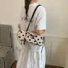 Bolsa de Axila Polka Dot da Moda para Mulheres, Nova Bolsa Versátil Estilo Dumpling da Moda, Bolsa Croissant de Mão Super Popular