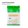 Luvas Descartáveis Transparentes Espessadas E529 Cozinha Catering Cabeleireiro Plástico Filme PE Luvas Luvas para Alimentos Lanches