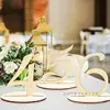 Amazon Novo Número de Mesa de Casamento de Madeira com Base Faça Você Mesmo Mesa Digital de Madeira para Casamento Marca de Mesa de Casamento