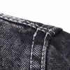 Chaqueta de Mezclilla Negra Gris para Hombre con Forro de Borrego Invierno Felpa de Cordero 2024 Nuevo Estilo Coreano Corte Delgado Chaqueta Casual Lass