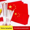 Bandeira de mão acenando No.7 No.8 China Pequena estação independente de atacado com pequena bandeira vermelha Bandeira de mão acenando e bandeira vermelha de cinco estrelas com haste