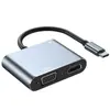 Artefato Conveniente Quatro em Um: Extensor Hdmi+Vga para Tipo-C, Adequado para uma Variedade de Dispositivos
