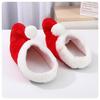 Lindas Pantuflas de Algodón Navideñas, Zapatos Rojos de Papá Noel, Pantuflas Decorativas Navideñas, Zapatos Novedosos Navideños