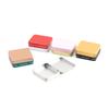 Caixa de Folha de Flandres Personalizada Levemente Caixa de Ferro Flip-Top para Embalagem de Joias Pulseira Pen Drive Caixa de Ferro Flip-Top Retangular Caixa de Ferro Flip-Top Retangular Usável Unha