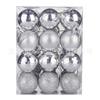 Decoración Árbol de Navidad Electrochapado Brillo Mate Polvo Adorno Colgante Bola 4cm Set de 24 en Caja Cuadrada Bola Pintada a Color Mini Sandía