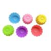 En existencia, molde de silicona para pastel de girasol de doble capa de 5 cm, 6 colores, nuevas flores, Mafen Cup, para hornear