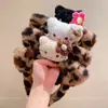 Tiara Fofa de Pelúcia com Estampa de Leopardo, Alto Valor Estético, Tiara de Gatinho Exquisita para Lavar o Rosto, Maquiagem e Higiene Pessoal, Novo Modelo 2026