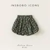 Shorts de Linterna Florales para Niñas Transfronterizos de Verano, Pantalones Gruesos de Color Sólido tipo Calabaza Hinchada, Ropa de Abrigo para Bebés Exportación Pantalones de Ropa para Niños