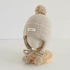 Sombreros Coreanos para Niños, Nuevos Modelos de Otoño e Invierno, Lindos Gorros Cálidos para Niños, Protección para las Orejas de Bebés Niñas, Venta al por Mayor de Gorros de Lana para Niños