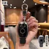 2023 Funda para Llave Mercedes-Benz GLC Gama Alta 23 Nuevo GLC260L para Hombre GLC300 Accesorios de Interior de Coche Carcasa de Goma Blanda Portallaves
