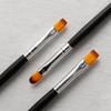Herramienta de pincel para decoración de uñas, adecuada para cabezal cuadrado, cabezal plano grande, gel de fototerapia, bolígrafo de fila, pincel de pintura al óleo, pincel para uñas