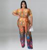 Comércio exterior MY928 Amazon Macacão de verão estampado com ombro oblíquo para mulheres europeias e americanas XX0200