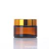 Frasco Marrom Creme 5g 20g 30g 50g Frasco Recarregável Frasco de Creme Facial Frasco de Vidro Recarregável Cosmético Frasco de Creme para Olhos em Estoque
