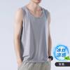 Chaleco Modal para Hombre Verano Delgado Transpirable Ropa Interior Camiseta de Seda de Hielo Sin Mangas Chaleco Deportivo Fondo Sudadera para Hombre