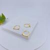 Anillo de Cobre Estilo Ins Europeo y Americano Chapado en Oro Real Micro-incrustado Anillo de Circonias Joyería de Anillo de Lujo Ligero de Alta Gama Abierto